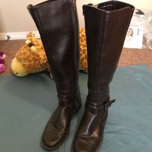 Tall Brown Riding Boots